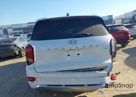 2021 Hyundai Palisade Calligraphy z USA, uszkodzony, nr VIN KM8R7DHEXMU279462